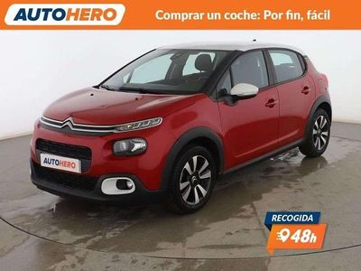 Usado Citroën C3 Feel 82 CV (60 kW) 2017 Rojo Utilitario