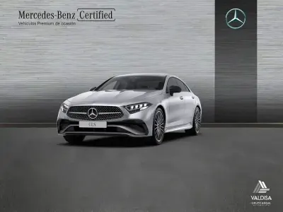 Usado Mercedes CLS220 AMG line 194 CV (142 kW) 2022 Plata hightech Coupe