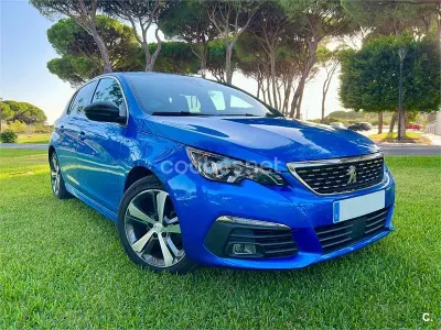 Usado Peugeot 308 GT 130 CV (95 kW) 2020 Azul Berlina