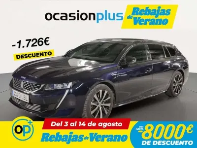 Usado Peugeot 508 SW GT-line 177 CV (130 kW) 2019 Azul Familiar