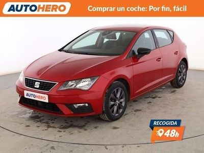 Usado Seat Leon Style 110 CV (80 kW) 2018 Rojo Berlina