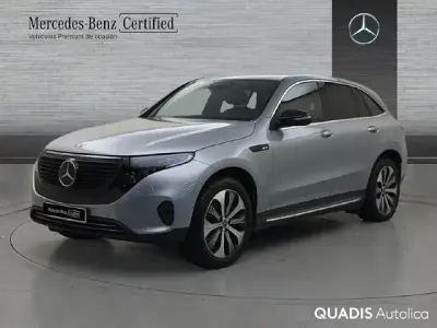Usado Mercedes EQC400 Electric Art 300 kW (408 CV) 2020 Plata hightech SUV