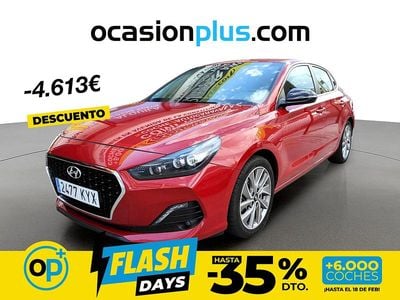 Usado Hyundai i30 136 CV (100 kW) 2019 Rojo Berlina