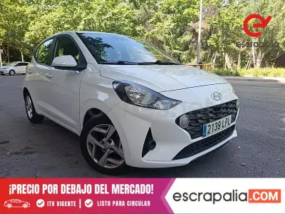 Usado Hyundai i10 67 CV (49 kW) 2021 Blanco Utilitario