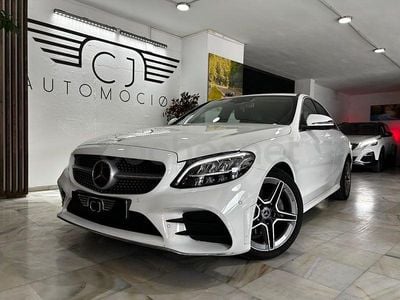 Usado Mercedes C200 160 CV (117 kW) 2019 Blanco Berlina