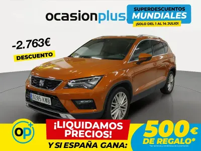 Usado Seat Ateca XCELLENCE 190 CV (139 kW) 2019 Naranja SUV