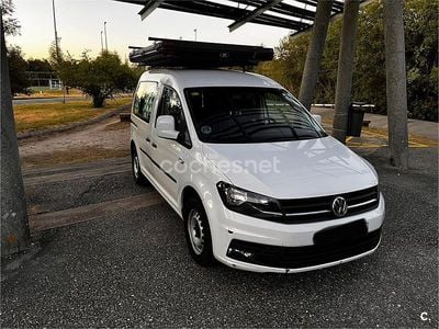 Usado VW Caddy Trendline 102 CV (75 kW) 2016 Blanco Monovolumen