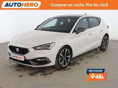 Usado Seat Leon FR 150 CV (110 kW) 2021 Blanco Berlina