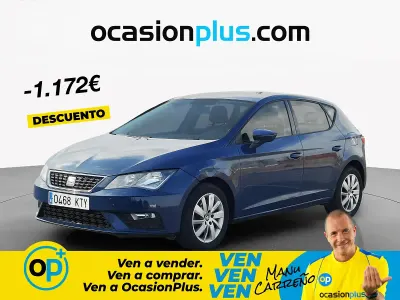 Usado Seat Leon Reference 115 CV (84 kW) 2019 Azul