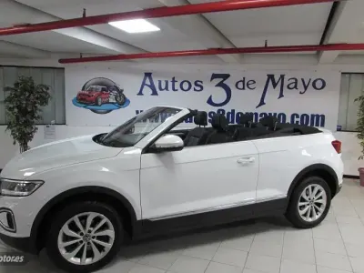Usado VW T-Roc Cabriolet 110 CV (80 kW) 2022 Blanco Descapotable