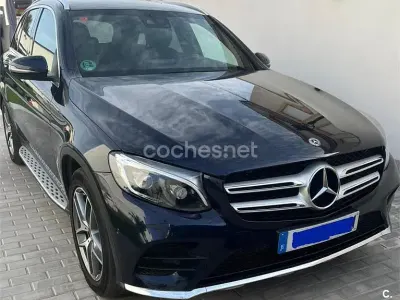 Usado Mercedes GLC220 170 CV (125 kW) 2018 Azul SUV