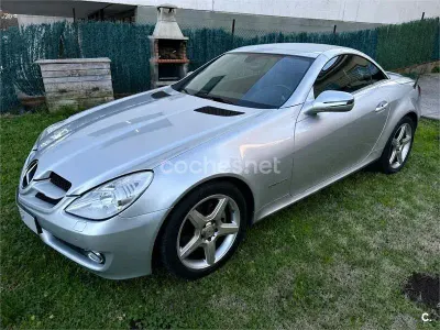 Usado Mercedes SLK200 163 CV (119 kW) 2008 Gris / plata Descapotable