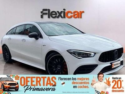 Usado Mercedes C220 AMG 306 CV (225 kW) 2021 Blanco Familiar