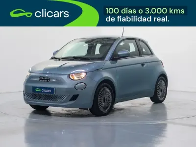 Usado Fiat 500e Action 69 kW (95 CV) 2022 Azul Utilitario