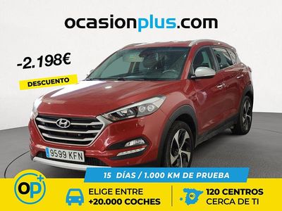 Rojo Usado 2017 Hyundai Tucson SUV | 15.602 € (Buen precio)