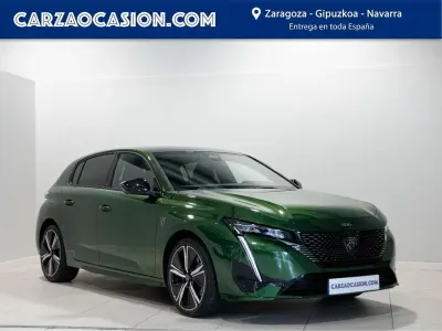Usado Peugeot 308 GT 131 CV (96 kW) 2022 Verde Utilitario