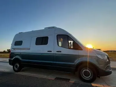 Usado Mercedes Sprinter 113 CV (83 kW) 2019 Verde Van