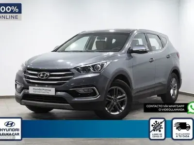 Usado Hyundai Santa Fe 150 CV (110 kW) 2018 Plateado SUV