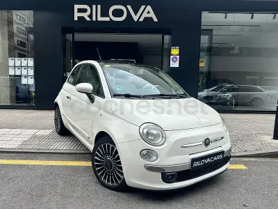 Usado Fiat 500 Lounge 69 CV (50 kW) 2011 Blanco Berlina