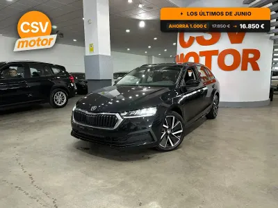 Usado Skoda Octavia Ambition 204 CV (150 kW) 2021 Negro Utilitario