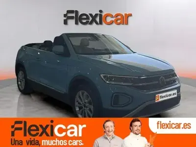 Usado VW T-Roc Cabriolet Style 110 CV (80 kW) 2022 Azul Descapotable