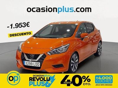 Usado Nissan Micra N-Connecta 117 CV (86 kW) 2019 Naranja Utilitario