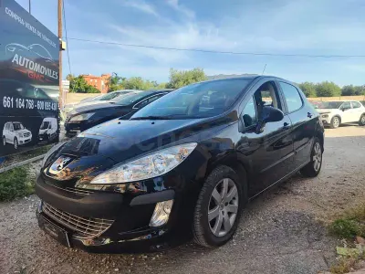 Usado Peugeot 308 110 CV (80 kW) 2009 Negro Berlina
