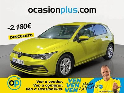 Occasion VW Golf VIII Life 130 ch (95 kW) 2021 Jaune Berline