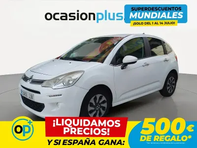 Usado Citroën C3 PureTech 68 CV (50 kW) 2015 Blanco Utilitario