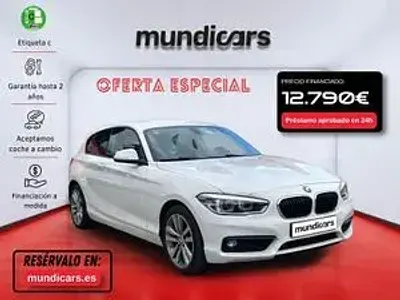 Usado BMW 116 Advantage 116 CV (85 kW) 2015 Blanco Utilitario