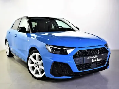 Usado Audi A1 Sportback S-Line 116 CV (85 kW) 2018 Azul Utilitario