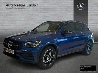 Usado Mercedes GLC220 194 CV (142 kW) 2022 Azul SUV