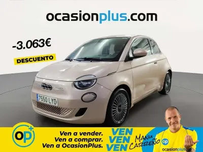 Usado Fiat 500e Icon 86 kW (118 CV) 2022 Burdeos Utilitario