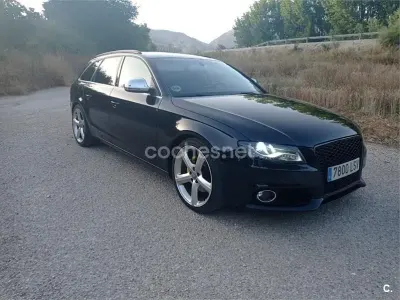 Usado Audi A4 143 CV (105 kW) 2008 Negro Familiar