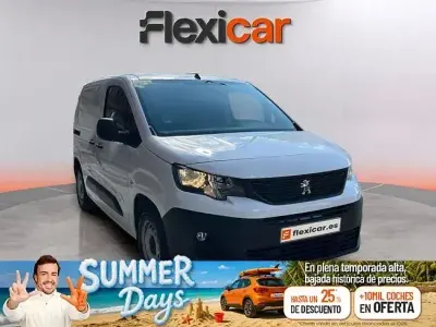 Usado Peugeot Partner 102 CV (75 kW) 2021 Blanco Monovolumen
