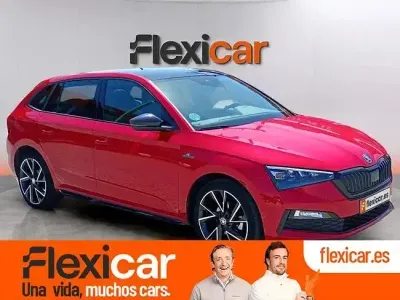 Usado Skoda Scala Monte Carlo 110 CV (80 kW) 2022 Rojo Utilitario