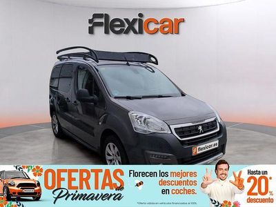 Usado Peugeot Partner Tepee Active 100 CV (73 kW) 2016 Gris Monovolumen