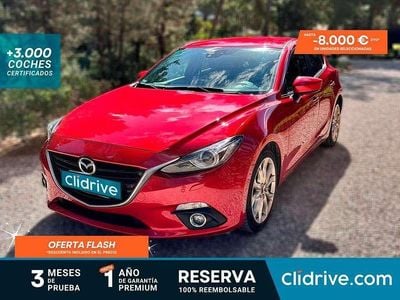 Usado Mazda 3 Luxury 120 CV (88 kW) 2015 Rojo Utilitario