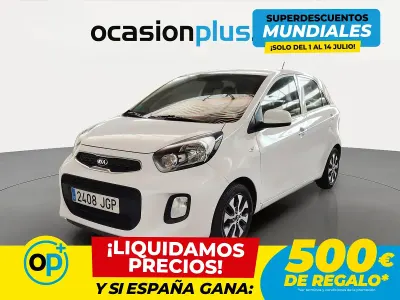 Usado Kia Picanto 67 CV (49 kW) 2015 Blanco Utilitario