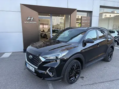 Usado Hyundai Tucson N Line 177 CV (130 kW) 2020 Negro SUV