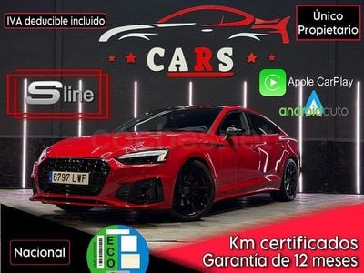 Usado Audi A5 Cabriolet S-Line 177 CV (130 kW) 2022 Rojo Descapotable