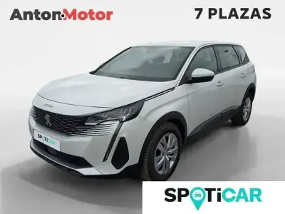 Usado Peugeot 5008 Active 130 CV (95 kW) 2021 Blanco SUV