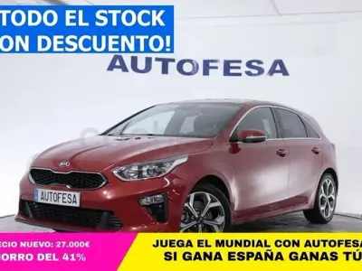 Usado Kia Ceed GT GT-Line 136 CV (100 kW) 2019 Granate Berlina