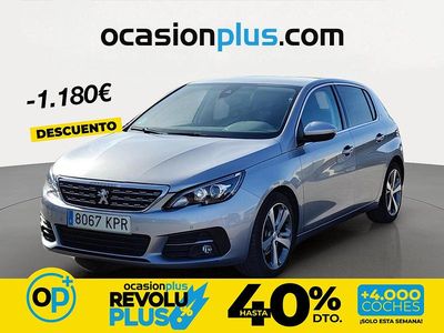 Usado Peugeot 308 Allure 130 CV (95 kW) 2018 Gris