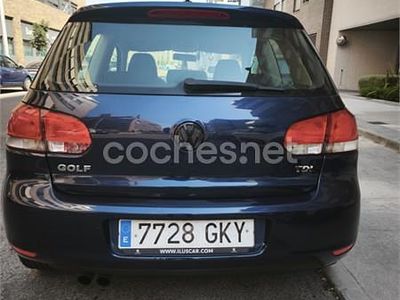 Usado VW Golf VI Advance 110 CV (80 kW) 2009 Azul Utilitario