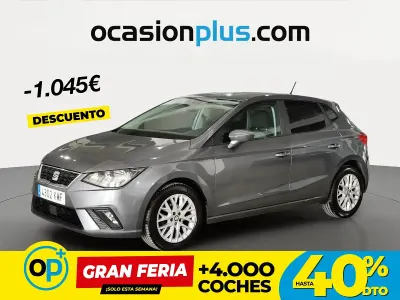 Usado Seat Ibiza Style 95 CV (69 kW) 2018 Gris Utilitario