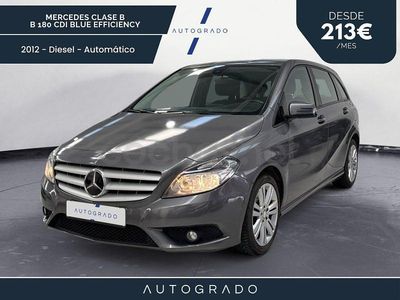 Usado Mercedes B180 109 CV (80 kW) 2012 Gris / plata Monovolumen