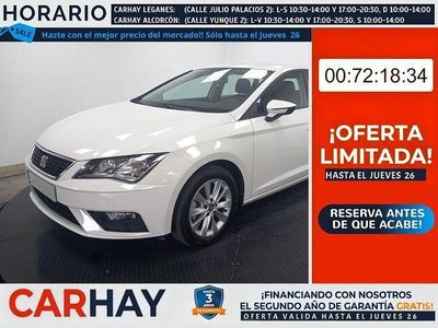 Usado Seat Leon Style 131 CV (96 kW) 2019 Blanco Familiar