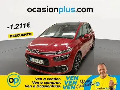 Usado Citroën C4 SpaceTourer PureTech 130 CV (95 kW) 2019 Rojo Monovolumen