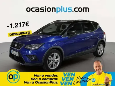 Usado Seat Arona FR 90 CV (66 kW) 2019 Azul SUV